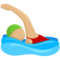 Person Swimming - Medium Light emoji on Messenger